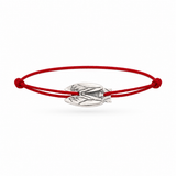 Bracelet Cordon Cigale en argent massif