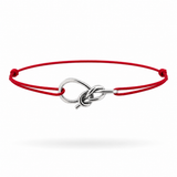 Bracelet Cordon Océan en argent massif