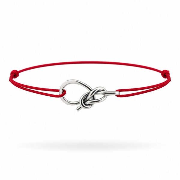 Bracelet Cordon Océan en argent massif