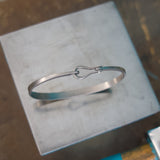 Bracelet Franck en Titane Forgé à Froid – Fermoir Mobile Riveté
