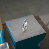 Bague Moebius en argent