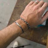 Bracelet Cordon Poisson en titane