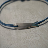 Bracelet Cordon Poisson en titane