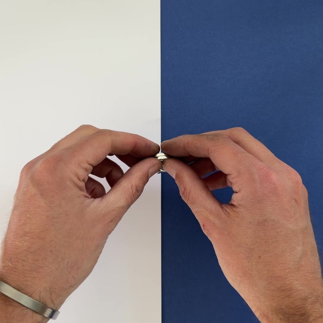 Bague Toi & Moi en argent