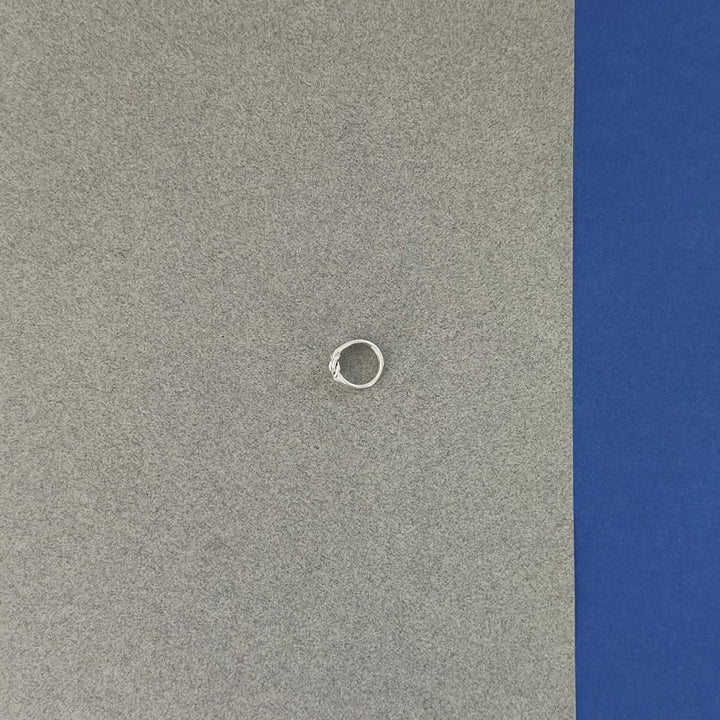 Bague Toi & Moi en argent-version fine