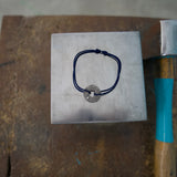 Bracelet Cordon Titan Martelé en titane